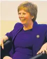  ?? Picture: Steve MacDougall. ?? Perth and Kinross Council’s Bernadette Malone delivered what could be her final statement on the local authority’s corporate plan.