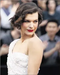  ?? Foto: Matt Sayles/AP ?? Model, skuespille­r og sanger. Milla Jovovich har mange talenter.