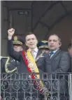  ?? / AP ?? El presidente Daniel Noboa, durante su asunción al poder.