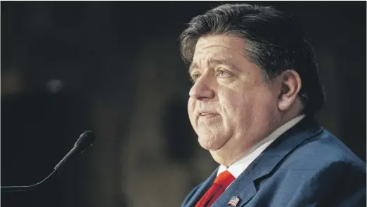  ?? PAT NABONG/SUN-TIMES FILE PHOTO ?? Gov. J.B. Pritzker appointed Dorothy Abreu as Illinois Tollway chairwoman in February.