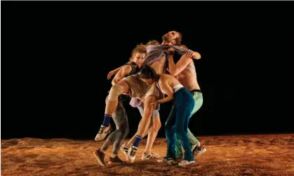  ?? Photograph: Bohumil Kostohryz ?? A tightly conjoined community … dancers perform Léa Tirabasso’s Starving Dingoes.