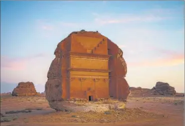  ?? ?? Rainbow Rock or The Arch is a sandstone, arch that is 90 minutes away from the centre of Al Ula town