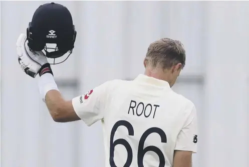  ??  ?? 0 Joe Root’s batting has been under scrutiny but the England skipper responded with a solid century in the second Test at Seddon Park.