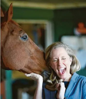  ?? Foto: Win McNamee/Getty Images, afp ?? „Ich will die wirklichen Probleme der Menschen lösen“: Kandidatin Abigail Spanberger.