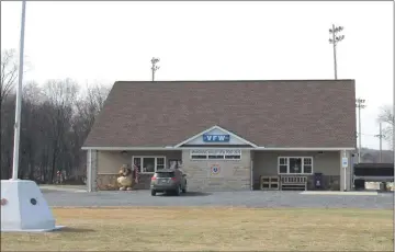  ?? Photo by Larry McGuire/The Punxsutawn­ey Spirit ?? Mahoning Valley VFW Post 2076 has begun fundraisin­g to pave the parking lot at its building on Maple Avenue.