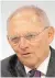  ?? FOTO: DPA ?? Bundesfina­nzminister Wolfgang Schäuble.
