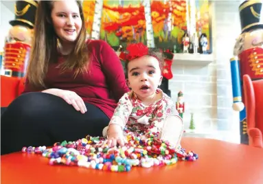  ?? STEVE RUSSELL TORONTO STAR ?? Jaiden Cowley of Hamilton has been living at Toronto’s Ronald McDonald House for 10 months, since Amira was born.