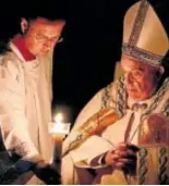  ?? // AFP ?? El Papa Francisco, ayer en la Vigilia Pascual