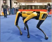  ?? JOSH REYNOLDS — THE ASSOCIATED PRESS ?? An example of a robot dog made by Boston Dynamics.