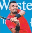  ??  ?? Nick Kyrgios in action last week.