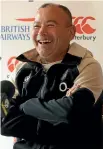 ??  ?? England coach Eddie Jones has been in an upbeat mood all week about his team’s prospects against the All Blacks.