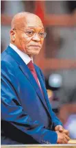 ?? FOTO: AFP ?? Für Jacob Zuma dürfte die Zeit als Präsident von Südafrika abgelaufen sein.