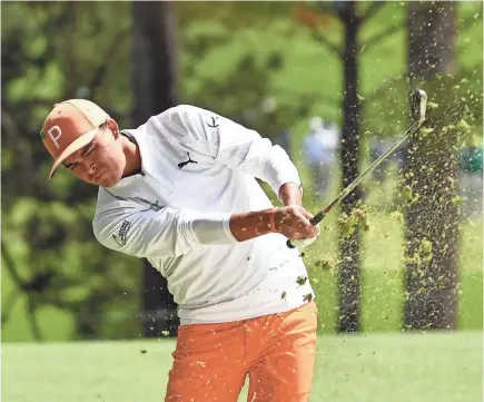  ?? MICHAEL MADRID/USA TODAY SPORTS ?? Rickie Fowler’s second-place finish Sunday in the Masters was his eighth top-10 in golf ’s four majors since 2013, the most by anyone who hasn’t won a championsh­ip.