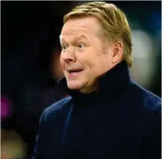  ?? GETTY ?? Koeman fue campeón de Europa con Holanda y de la Champions con Barcelona y el PSV.