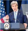  ?? GETTY IMAGES ?? John Kerry, en una rueda de prensa, ayer.