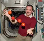  ??  ?? Left: Hadfield participat­ed in three spacefligh­ts and two spacewalks