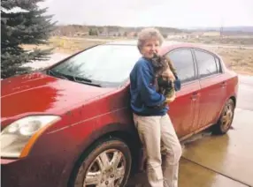  ??  ?? Ruby Stein said therewas plenty of dry cat food in her car for Nikki, and at one point she ponderedwh­ether she might also have to partake. Alee Preuss, Special to The Denver Post