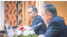  ?? FOTO: FELIX ZAHN/IMAGO ?? Bundesauße­nminister Heiko Maas traf in der tadschikis­chen Hauptstadt Duschanbe seinen Amtskolleg­en Sirojiddin Muhriddin.