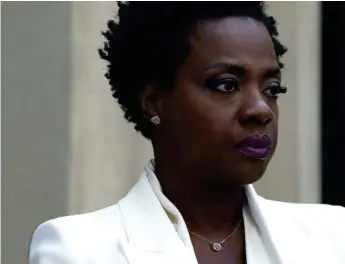  ??  ?? Sublime and ridiculous: the terrific Viola Davis in the criminally bad Widows