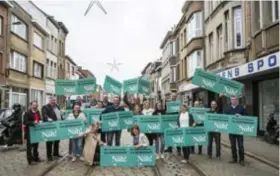  ?? FOTO DIRK KERSTENS ?? De handelaars blijven positief, ondanks de werken