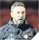  ??  ?? Derek McInnes.