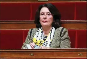  ??  ?? Anne-Yvonne Le Dain a assigné en justice le Parti socialiste.