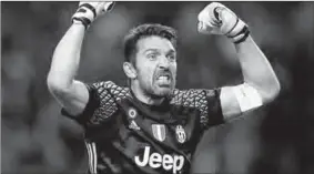  ??  ?? Gianluigi Buffon behoort al twee decennia tot de beste doelmannen ter wereld. De inmiddels 39-jarige keeper van Juventus verkeert nog steeds in topvorm. (Foto: Nusport)