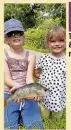  ??  ?? Lola &Rosa Marchant 1lb perch, Kennet & Avon Canal, micro jig