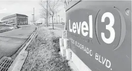  ?? Associated Press file ?? Level 3 Communicat­ions has its headquarte­rs in the Denver suburb of Broomfield. CenturyLin­k is paying about $25 billion to buy Level 3.