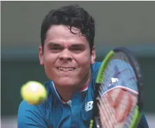  ??  ?? Milos Raonic