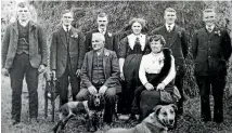  ??  ?? William Abbott Weekes and his family.