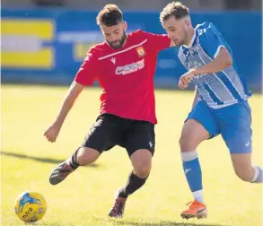  ??  ?? Odd Down (blue) earned a 4-1 win over Bridport on Saturday in the Western League