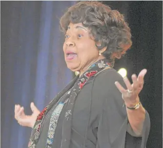  ?? PATRICK KANE/ THE PROGRESS INDEX VIAAP ?? Dorothy Cotton worked at the SCLC for more than a decade and was fearless about venturing to potentiall­y hostile areas of the Deep South.