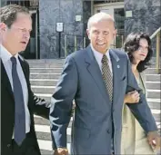  ?? Mark Boster Los Angeles Times By Cindy Chang ?? FORMER SHERIFF Lee Baca, center, faces charges stemming from a 2011 scandal involving abuse in jails.