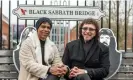  ?? Photograph: Drew Tommons/PA ?? Carlos Acosta, left, and Tony Iommi on Black Sabbath bridge in Birmingham.