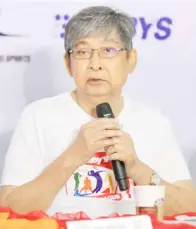  ?? PHOTOGRAPH COURTESY OF SSL ?? SSL chairman Philip Ella Juico vows a bigger, better tournament next year.