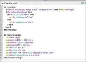  ??  ?? The cloning instructio­ns that duplicate and position new objects in the game are stored in the card’s script.