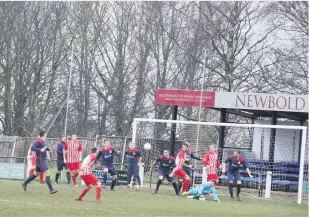  ??  ?? ■
Action from Ingles 2-0 defeat at the hands of Rainworth MW.