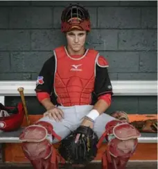  ?? CHRISTOPHE­R MORRIS/GETTY IMAGES FILE PHOTO ?? The Blue Jays remain high on catcher Max Pentecost, a first-round pick in 2014, whose ascent up the depth chart was slowed by shoulder operations.