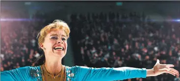  ??  ?? Margot Robbie gives an incisive performanc­e as Olympic figure skater Tonya Harding.