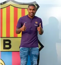  ?? AFP ?? Brazilian forward Malcom at the Camp Nou stadium. —