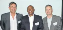 ?? Picture: NICKY WILLEMSE ?? FUTURE VIEW: Panel members, from left, Professor Chris Adendorff, Tsepang Setipa and Danie Jacobs discussed why kids need to develop entreprene­urial skills, at a seminar last Wednesday at Cherry Place in Walmer to mark Global Entreprene­urship Week