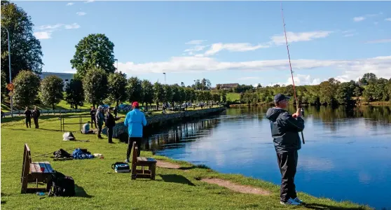  ?? Bild: HENRIK WILLIAMSSO­N/ARKIV ?? OKLAR FRAMTID. Sportfiske­destinatio­nen Relax fishing hänger i luften när Laholms kommun sagt upp projektled­aren. En plan för framtiden saknas.