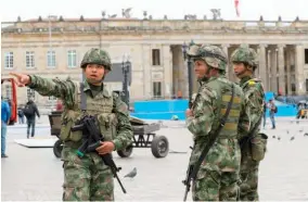  ??  ?? Para Duque, “el punto de partida está en enfrentar los problemas con soluciones integrales”. La seguridad, en la zona, se mantiene desde hace varios días.