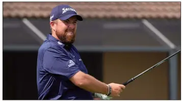  ?? (AP/Marta Lavandier) ?? Shane Lowry of Ireland has given himself a big chance to get a victory today at the Cognizant Classic in Palm Beach Gardens, Fla. He is looking for his third victory on the PGA Tour. “Even though the scoring is pretty good this year, I like playing toaugh golf,” Lowry said.