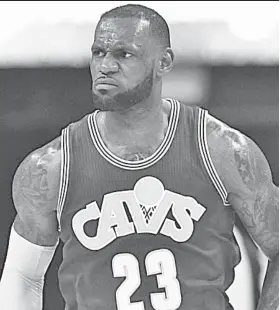  ??  ?? LeBron James