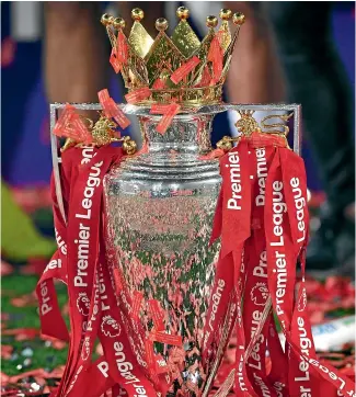  ?? ?? Liverpool have won 19 top-flight titles but have got their ribbons on the Premier League title only once in 32 years.