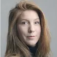  ??  ?? Swedish journalist Kim Wall was last seen on the evening of Aug. 10, leaving the Copenhagen harbour with inventor Peter Madsen in his UC3 Nautilus submarine. Madsen was rescued after the submarine sank, while Wall has not been seen since.