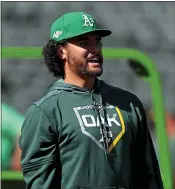  ?? JANE TYSKA — STAFF PHOTOGRAPH­ER ?? Choosing A’s left-hander Sean Manaea to start against the Rays has plenty of merits.