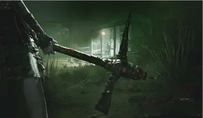  ??  ?? There are hints of ResidentEv­il 4 and Bloodborne in Outlast II’s characters and environmen­t, but despite a new setting and increased detail, it feels like a clear follow-up to the 2013 title